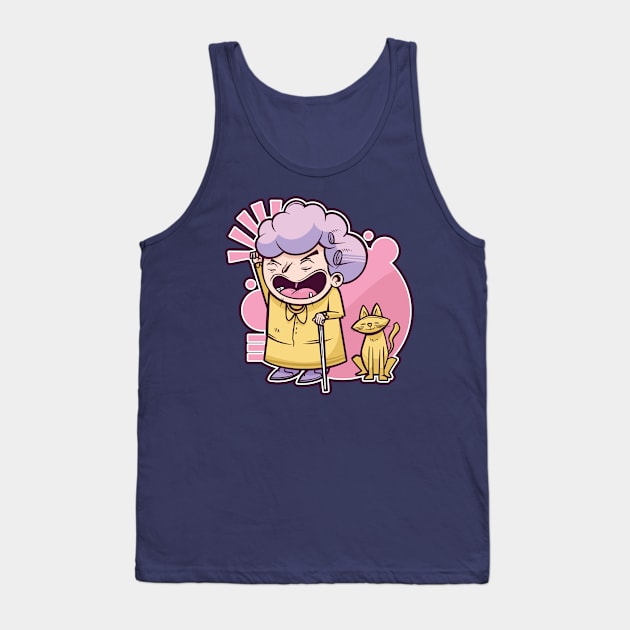 Grumpy Grandma Tank Top by Safdesignx